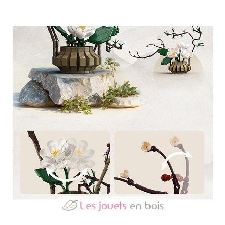 Arte Floral Oriental Invierno 990 piezas C59026W CaDA 4