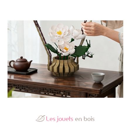 Arte Floral Oriental Invierno 990 piezas C59026W CaDA 6