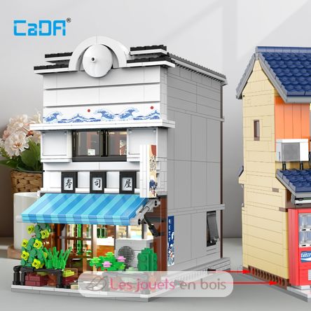 Tienda de sushi japonés 1665 piezas C66018W CaDA 7