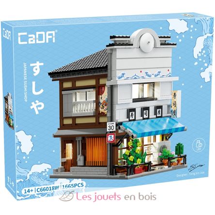 Tienda de sushi japonés 1665 piezas C66018W CaDA 10