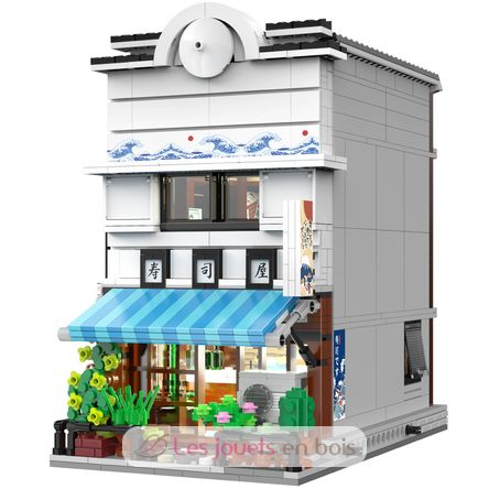 Tienda de sushi japonés 1665 piezas C66018W CaDA 9