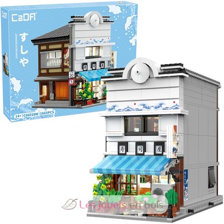 Tienda de sushi japonés 1665 piezas C66018W CaDA 1