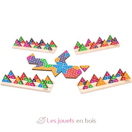 Dominó triangular en caja metálica CA108 Cayro 2