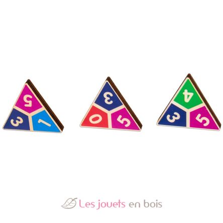 Dominó triangular en caja metálica CA108 Cayro 3