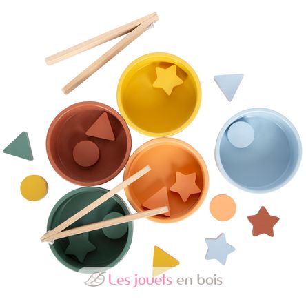 Montessori juego de clasificación con pinzas LE12814 Small Foot company 2