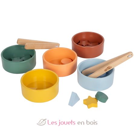 Montessori juego de clasificación con pinzas LE12814 Small Foot company 1