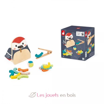 Juego de colores de pájaro carpintero y orugas J08641 Janod 7
