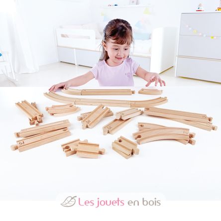 Pack súper extensión de vías HA-E3707 Hape Toys 5