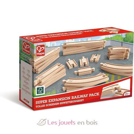 Pack súper extensión de vías HA-E3707 Hape Toys 2