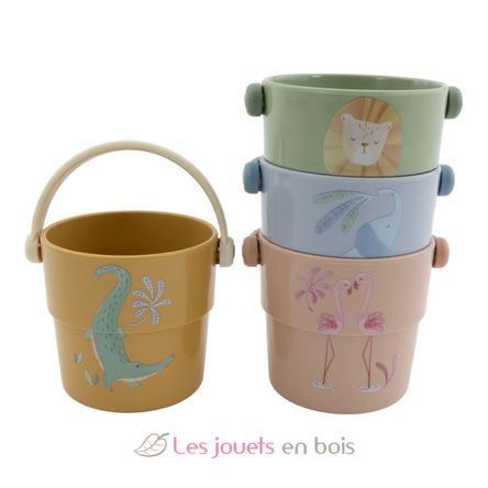 Vasos de baño Safari Friends LD2017729 Little Dutch 1