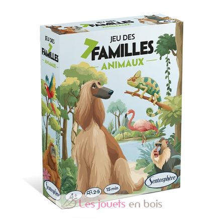 Juego de 7 familias Animales SS-1381 Sentosphère 1
