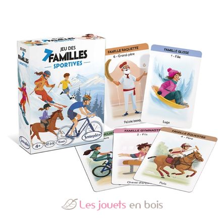 Juego de 7 familias Deportes SS-1382 Sentosphère 2