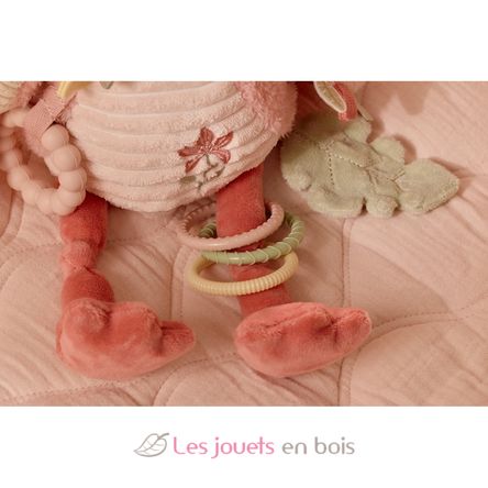 Peluche de actividad flamenco rosa LD8318 Little Dutch 6