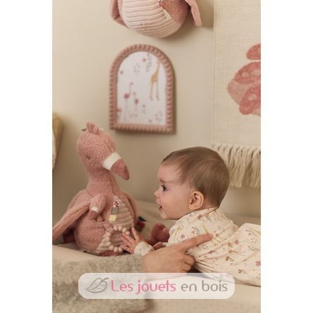 Peluche de actividad flamenco rosa LD8318 Little Dutch 5