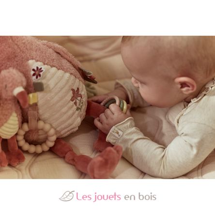 Peluche de actividad flamenco rosa LD8318 Little Dutch 11
