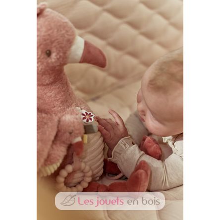 Peluche de actividad flamenco rosa LD8318 Little Dutch 10
