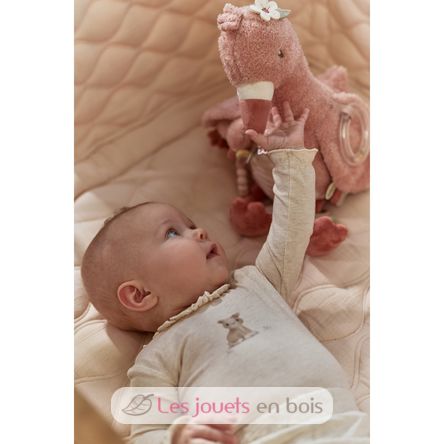 Peluche de actividad flamenco rosa LD8318 Little Dutch 9