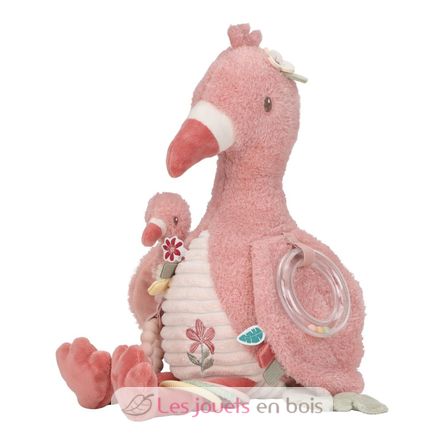 Peluche de actividad flamenco rosa LD8318 Little Dutch 1