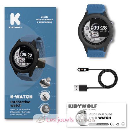 K-Watch Reloj Interactivo azul KW-K-WATCH-BU Kidywolf 13