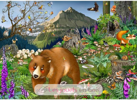 En la montaña Ruyer K068-100 Puzzle Michèle Wilson 1