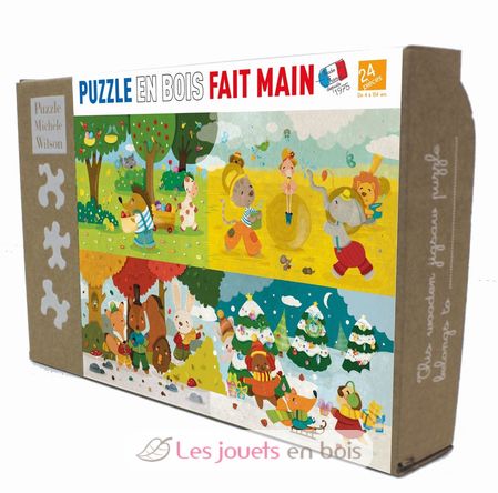 Las estaciones de Gaëlle Picard K1123-24 Puzzle Michèle Wilson 1