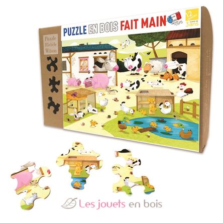 La granja de Olivier Huette K115-12 Puzzle Michèle Wilson 1