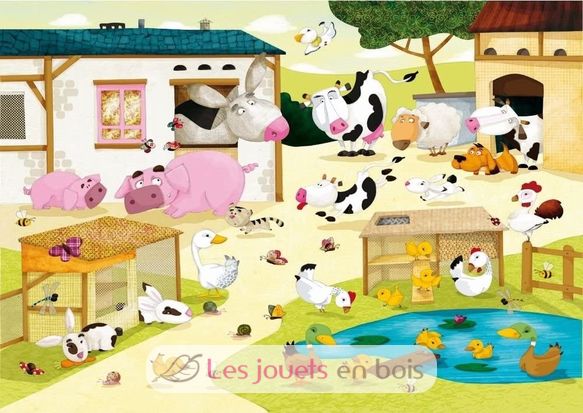 La granja de Olivier Huette K115-12 Puzzle Michèle Wilson 2