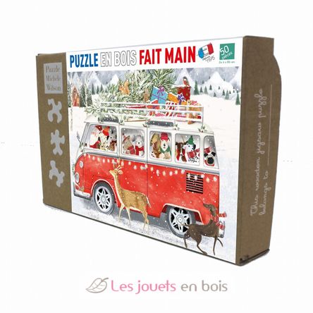 La furgoneta navideña de Kim Hinds K1308-50 Puzzle Michèle Wilson 1