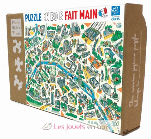 Laberintos de París K685-100 Puzzle Michèle Wilson 1