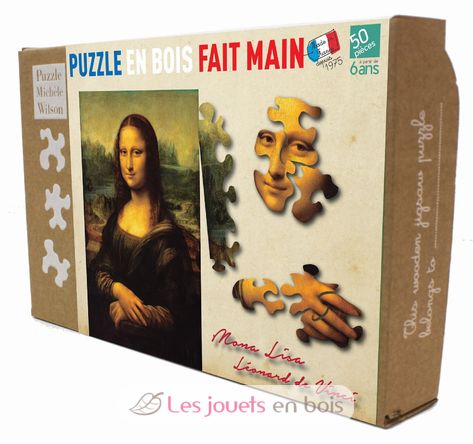 La Mona Lisa de Leonardo da Vinci K739-50 Puzzle Michèle Wilson 1