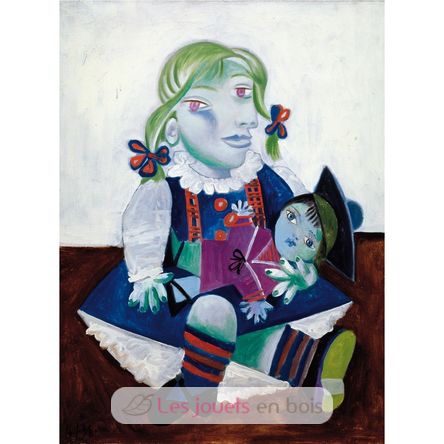 Maya con una muñeca de Picasso K91-12 Puzzle Michèle Wilson 1
