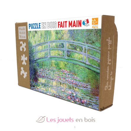 El puente japonés de Monet K910-24 Puzzle Michèle Wilson 1