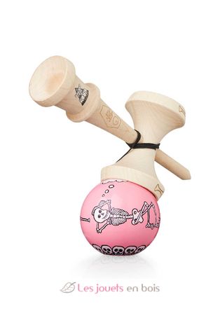 Krom Kendama Jody Bartons Skeletons Pink KROM-SKELETON KROM Kendama 3