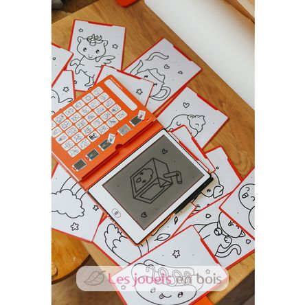 Kidydraw-Mini Tableta de dibujo - Kawaï KW-KIDYDRAW-MINI-KAW Kidywolf 5