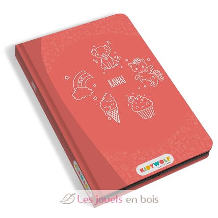 Kidydraw-Mini Tableta de dibujo - Kawaï KW-KIDYDRAW-MINI-KAW Kidywolf 4