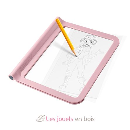 Kidydraw-Pro Fashion Tableta de dibujo luminosa KW-KIDYDRAW-PRO-PI Kidywolf 3