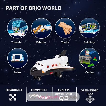 Transbordador espacial blanco BR36150 Brio 7