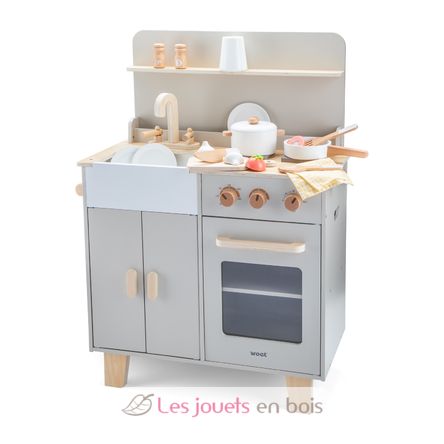 Cocina de juguete gris beige NCT11080 New Classic Toys 7