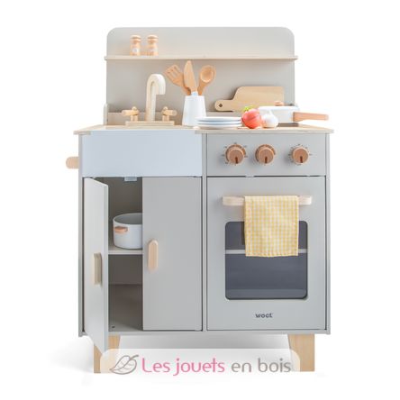 Cocina de juguete gris beige NCT11080 New Classic Toys 3