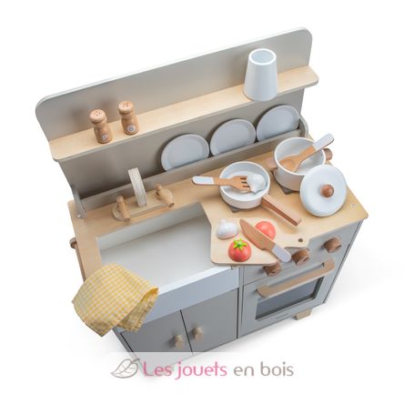 Cocina de juguete gris beige NCT11080 New Classic Toys 4