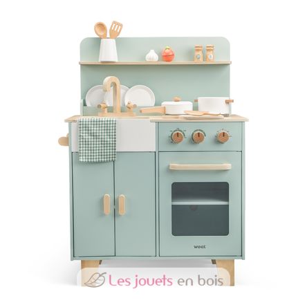 Cocina de juguete verde menta NCT11082 New Classic Toys 1