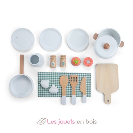 Cocina de juguete verde menta NCT11082 New Classic Toys 6