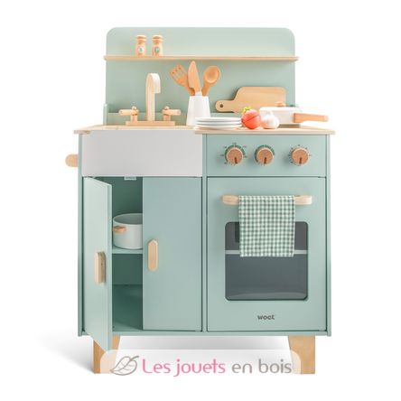 Cocina de juguete verde menta NCT11082 New Classic Toys 3