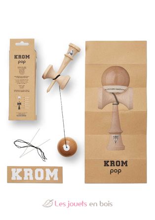 Krom Kendama Pop Lol Madera desnuda KROM-PL-NAK KROM Kendama 7