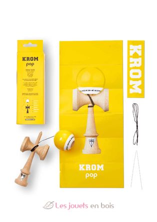 Krom Kendama Pop Lol Amarillo KROM-PL-YEL KROM Kendama 7