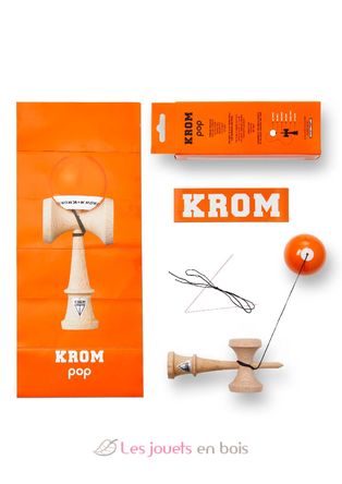 Krom Kendama Pop Lol Naranja KROM-PL-ORA KROM Kendama 7