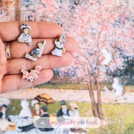 Tarde en el Parque Monceau de Delacroix A1248-350 Puzzle Michèle Wilson 2