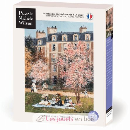 Tarde en el Parque Monceau de Delacroix A1248-350 Puzzle Michèle Wilson 1