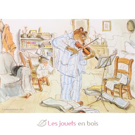 La lección de música de Vincent K1384-24 Puzzle Michèle Wilson 3