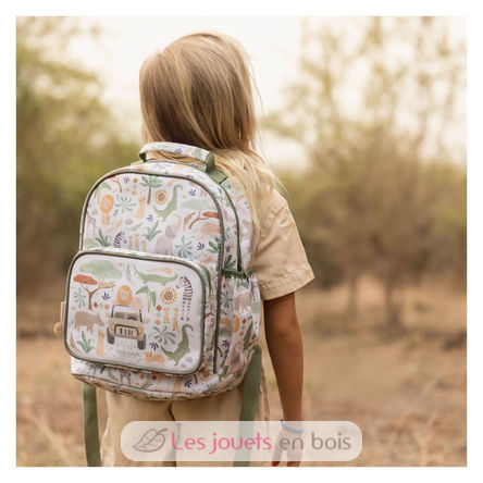 Mochila grande Safari Friends LD4920 Little Dutch 2